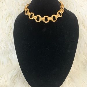 Gold tone necklace